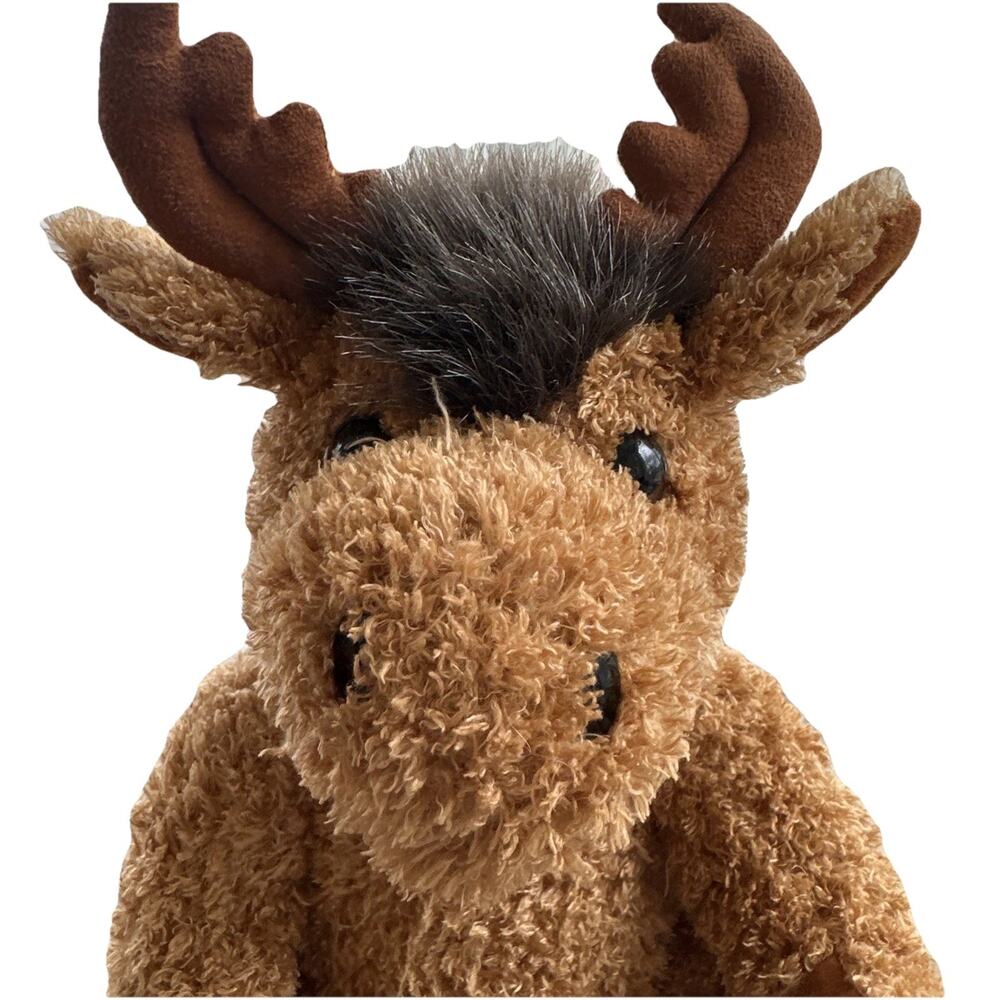Stuffed Animal House Curly Critters Monty Moose Plush